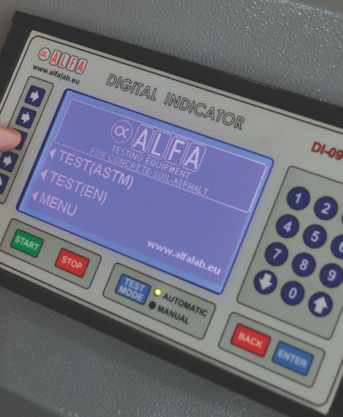 Compression Tester (B-001/LCD) – ALFA | Testing Equipment